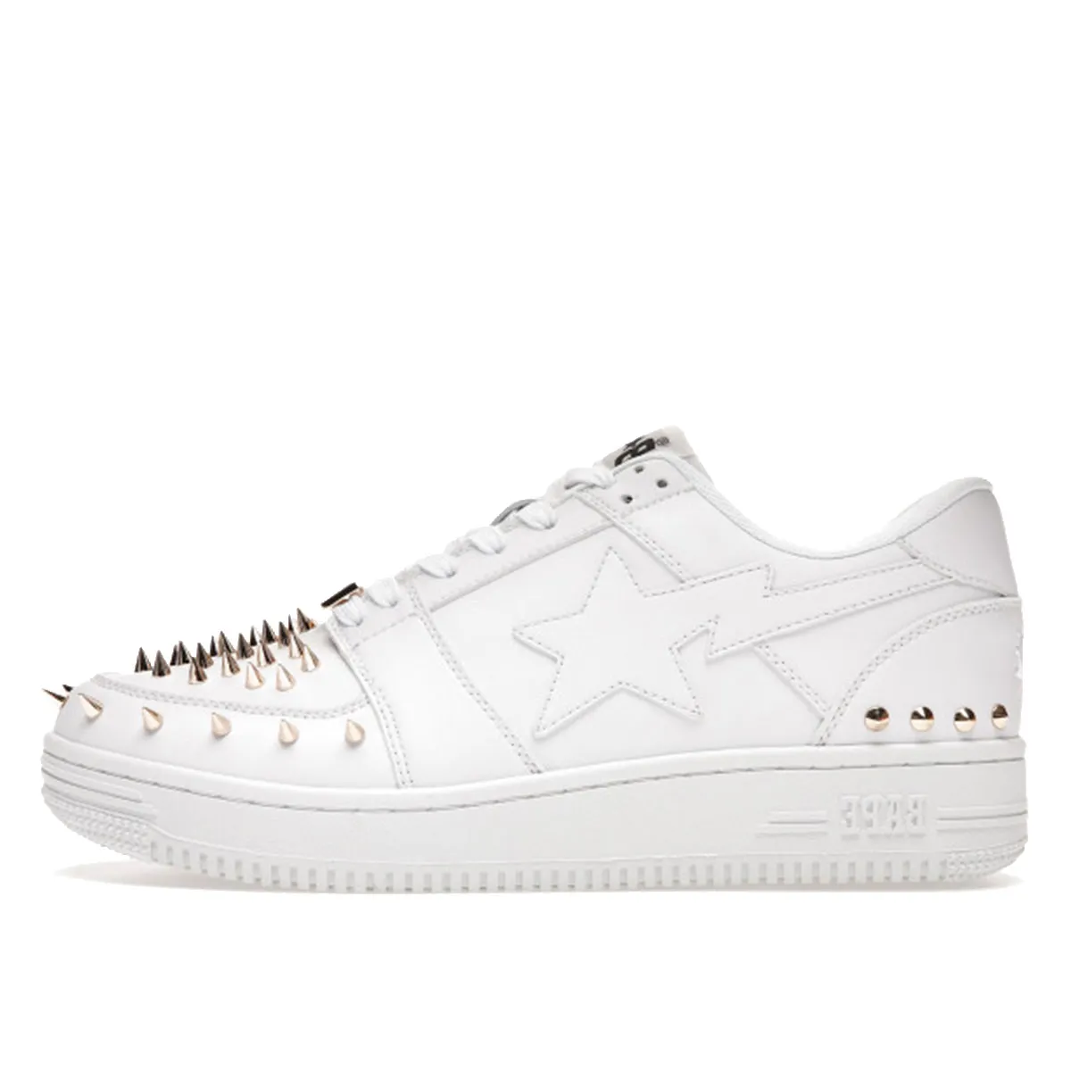 BAPE BAPE STA White Gold Studded 1H20-191-020-WHT