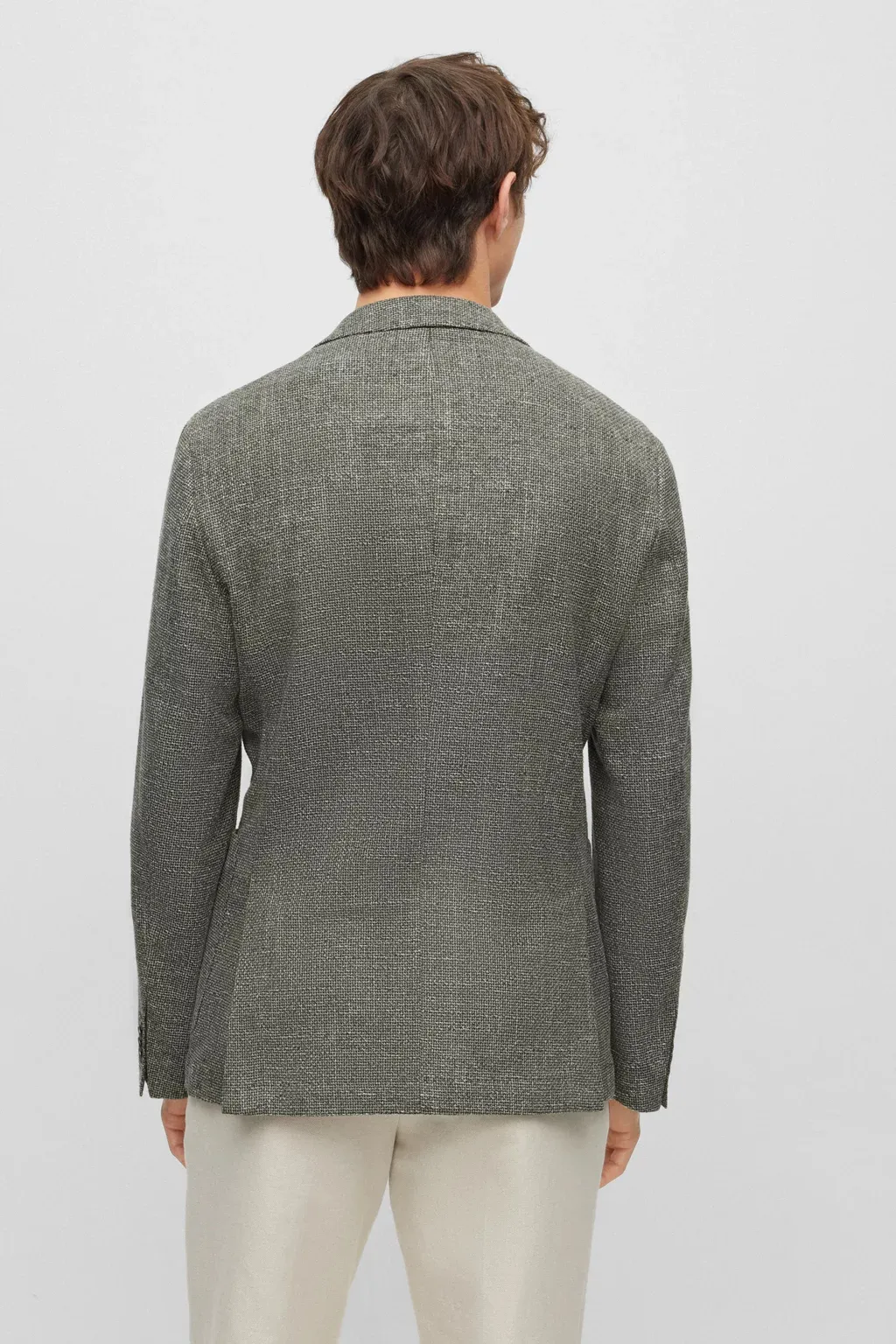 BOSS Patterned Cotton Blend Jacket C-Hanry  