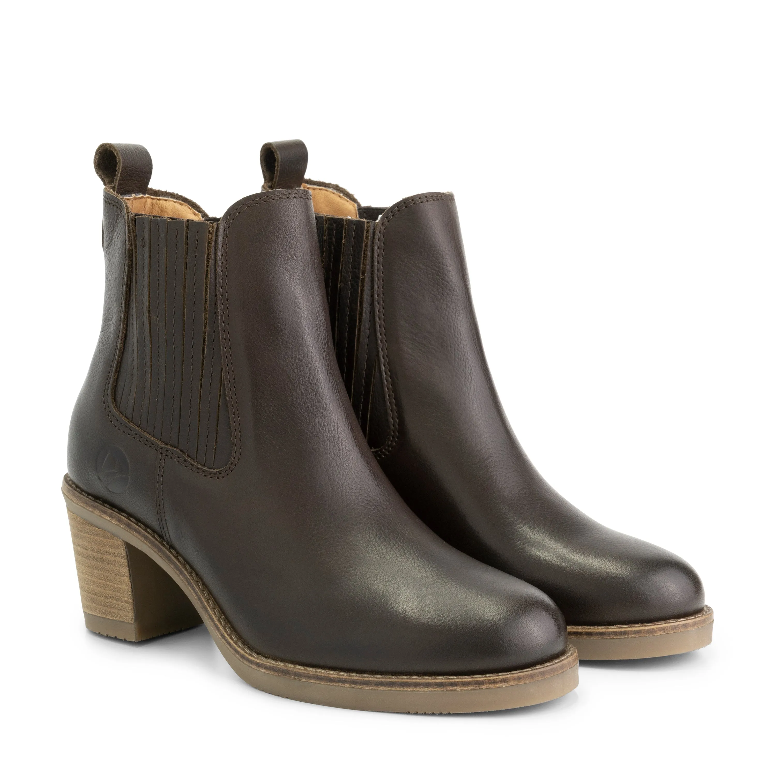 Callac - Leder-Stiefeletten - Damen - Dunkelbraun