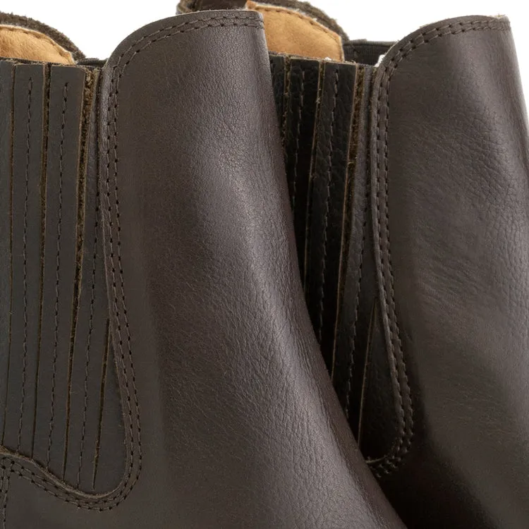 Callac - Leder-Stiefeletten - Damen - Dunkelbraun