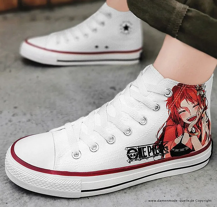 Cartoon Print Damen Turnschuhe Sneakers Vulkanisiert
