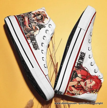Cartoon Print Damen Turnschuhe Sneakers Vulkanisiert