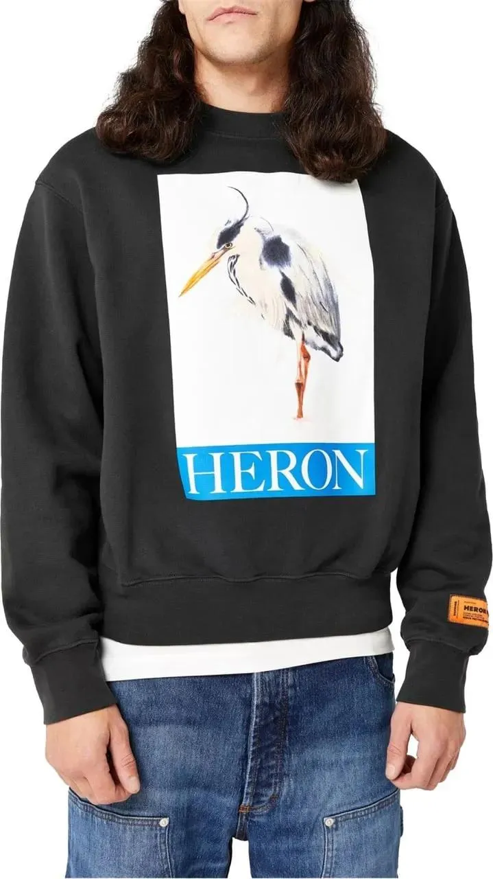   Heron Preston  Heron Bird Painted Crewneck Sweatshirt schwarz