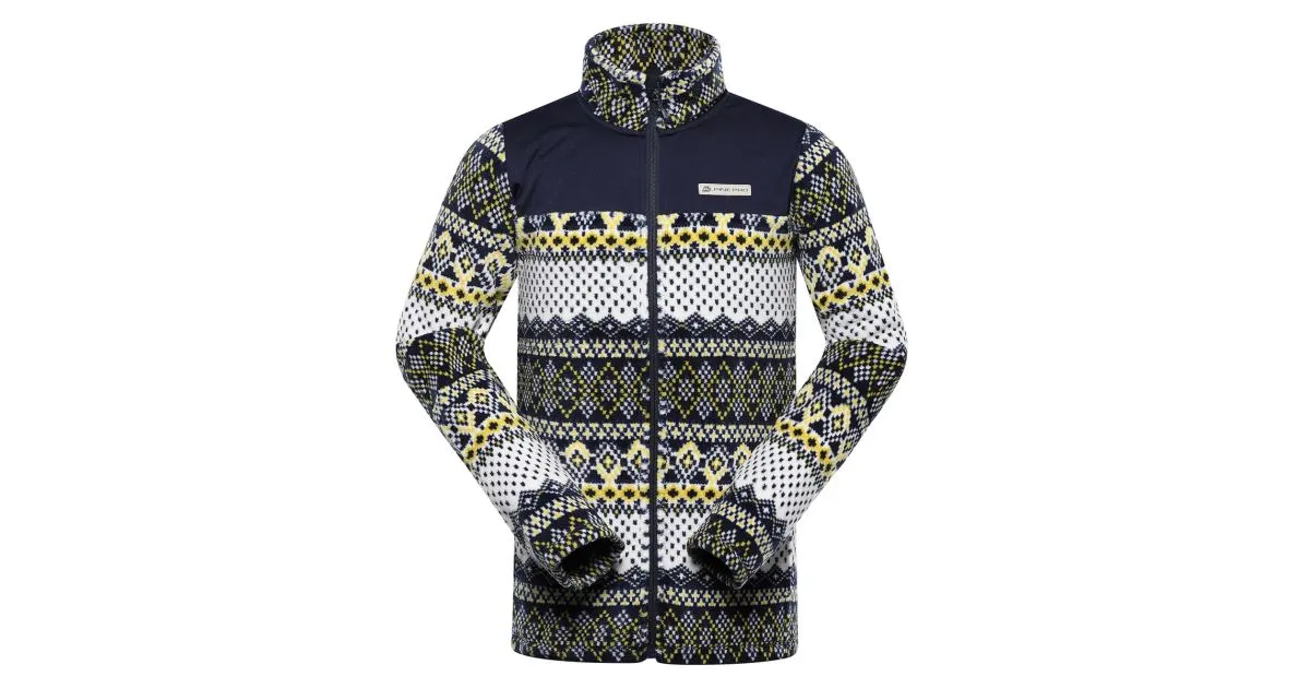Herren-Sweatshirt Supratherm ALPINE PRO EFLIN Zitronen-Curry-Variante pc grün XXL