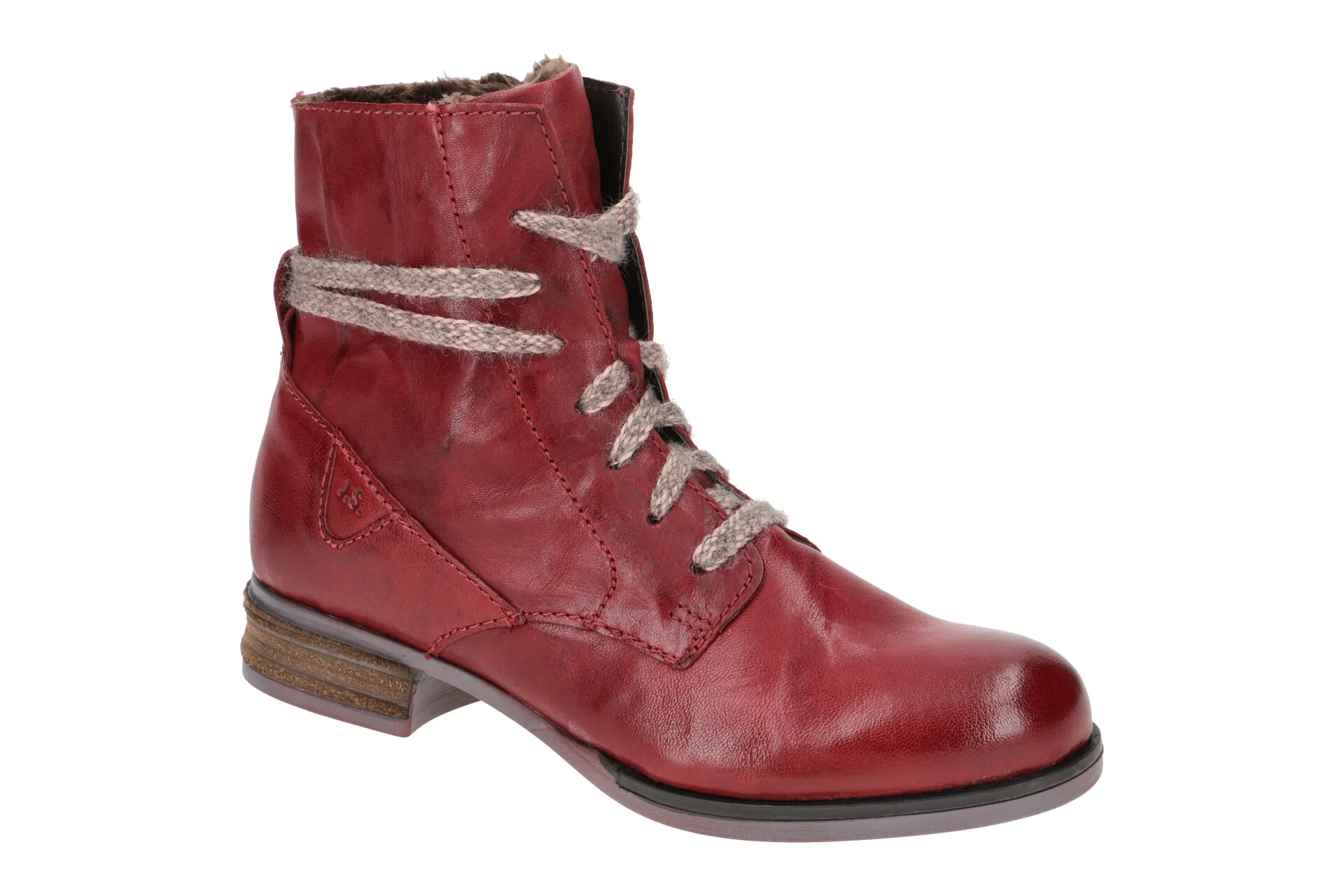 Josef Seibel Sanja 18 Damen Stiefelette rot Warmfutter