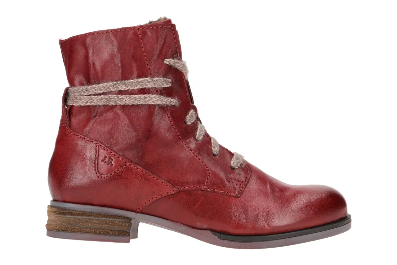 Josef Seibel Sanja 18 Damen Stiefelette rot Warmfutter