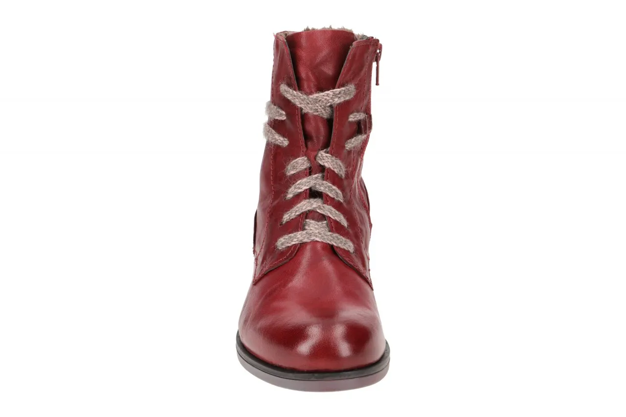Josef Seibel Sanja 18 Damen Stiefelette rot Warmfutter