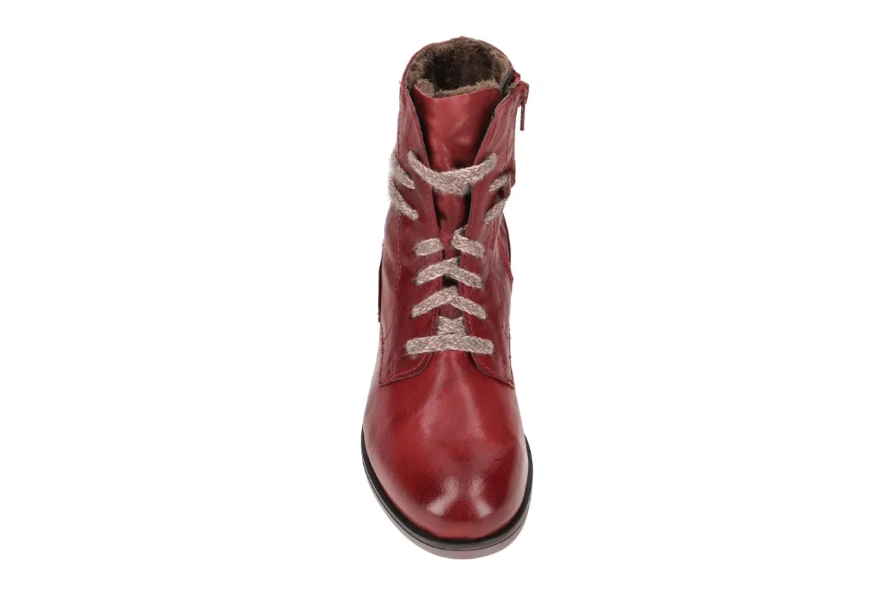 Josef Seibel Sanja 18 Damen Stiefelette rot Warmfutter